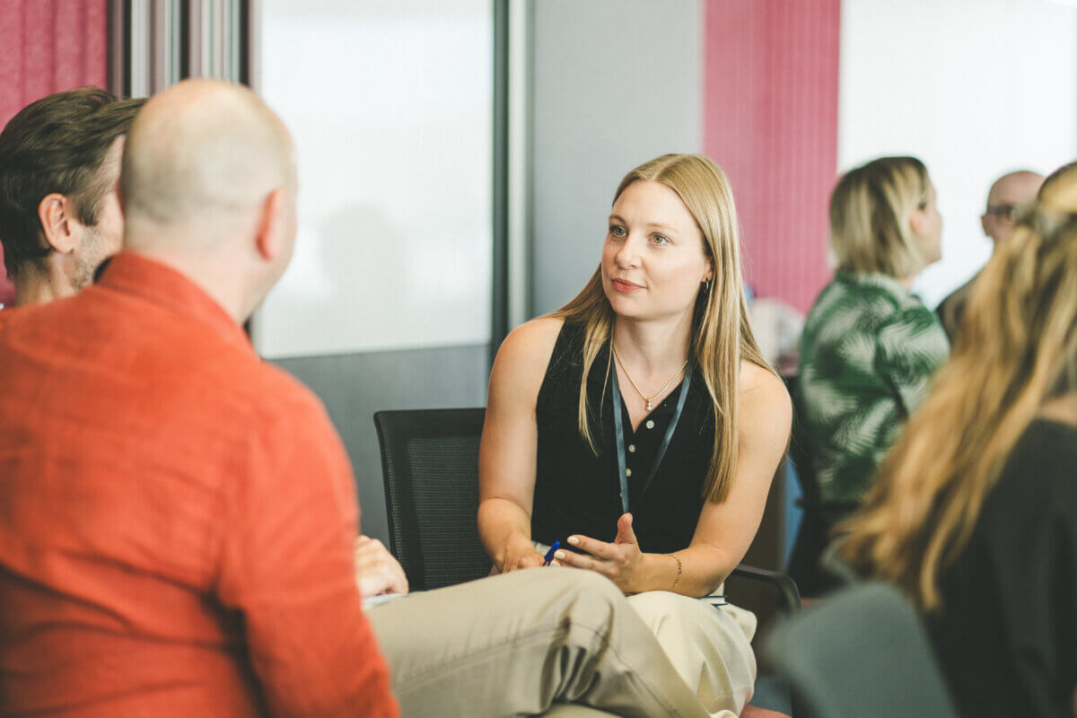 A breakout session during an iEQ9 Enneagram programme with Immediate Media