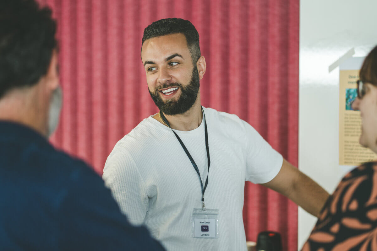 3 team members speaking during an iEQ9 Enneagram session with Immediate Media