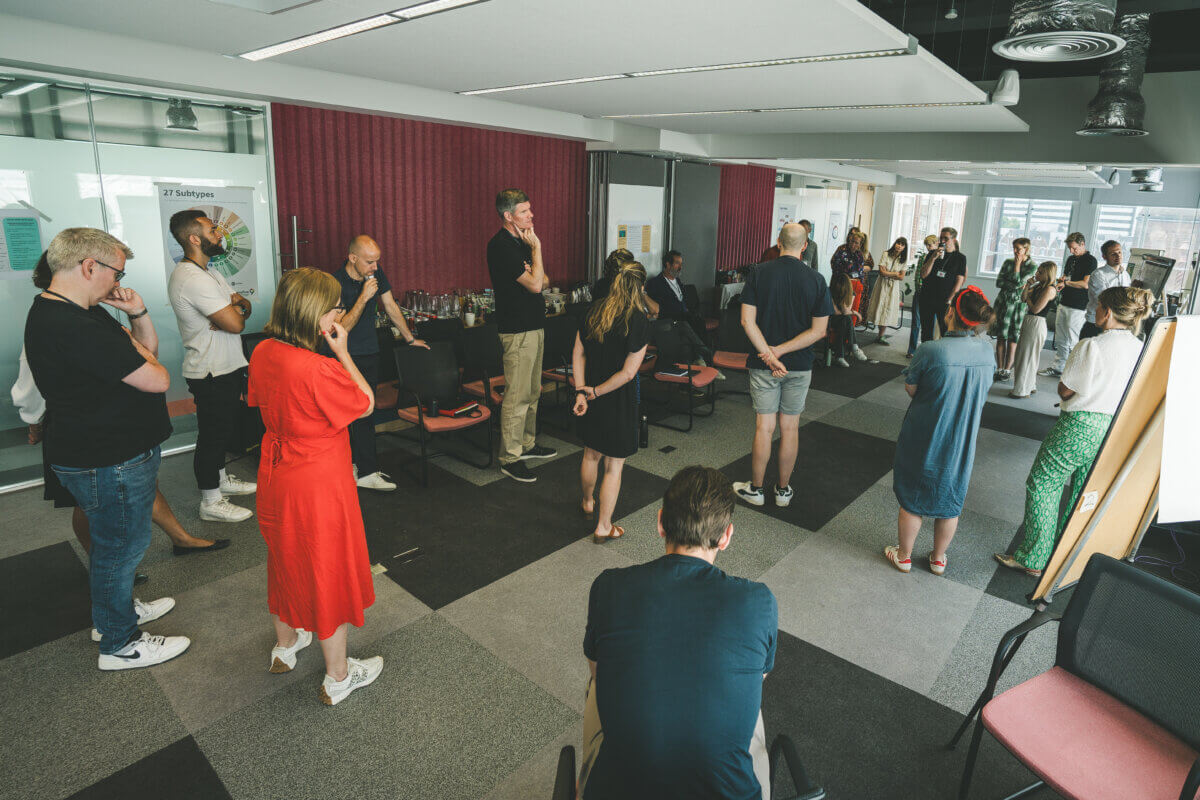 A group activity during an iEQ9 Enneagram session with Immediate Media
