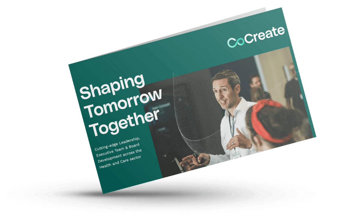 CoCreate Health and Care Brochure front cover