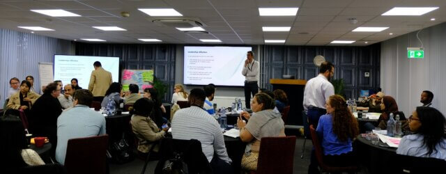 Andy Caldwell running an IMHL module 4 session